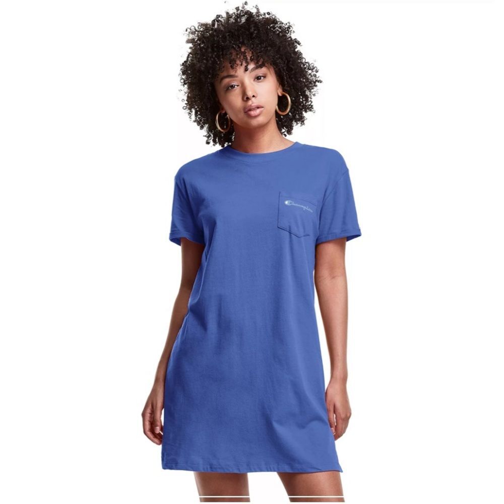 NWT Champion size XL dark blue tshirt dress midi comfy lounge